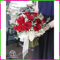 Tân Hôn Hỷ Sắc Hồng Hoàn Mỹ Bó Hoa Cầm Tay 0WNN2JU2E
