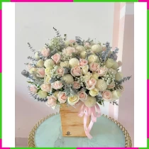 Lẵng Hồng Bạch Ngọc Dịu 6ZH6PZ36W