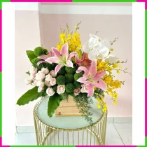 Lẵng Hoa Vinh Quang Tỏa Sắc 2T71QNEW7J