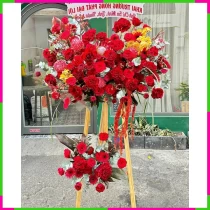 Hồng Cúc Phát Lộc Khai Trương Vàng Đỏ BG0RBVWWAK