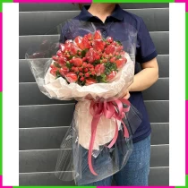 Ái Tình Lệ Dâu Căng Mọng Bó Hoa TIKBSOL7WP