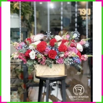 Lẵng Hồng Tâm Tuyết Nguyệt CG4C414