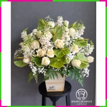 Lẵng Hoa Khai Trương Tươi Sáng Hân Hoan KFDEEAZ0HZ